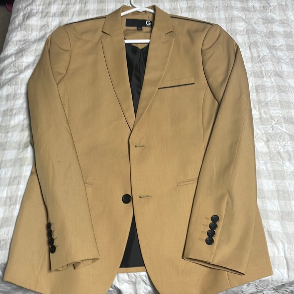 Mustard/ G by guess blazer